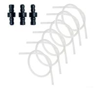 NbgrvB Set di tubi per latte in silicone For-Jura per Impressa per macchine da caffè ENA, include 6 tubi di ricambio da 38 cm per alimenti, 3 capezzoli di collegamento per sistemi di montalatte