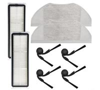 NbgrvB Set filtro spazzola laterale compatibile e panno mocio per robot aspirapolvere Xiaomi S40 OV81, 4 filtri, 5 panni mocio, 6 spazzole laterali (A)