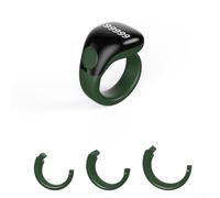 NbgrvB Smart Tasbih - Anello per contatore di preghiera Zikr con app, contatore digitale impermeabile 99999, carica magnetica, dimensioni 18-22 mm (verde)