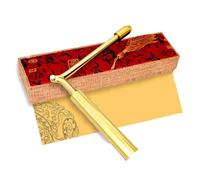 NbgrvB Sonda portatile in rame per rilevare acqua, oro, minerali e | Canna da pesca pieghevole in rame per la ricerca di acqua e metallo, ricerca dell'oro con asta di rame, ricerca di metallo, W