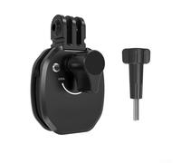 NbgrvB Staffa per parabrezza moto Insta360 X5 - Supporto per action camera lavorato a CNC con sgancio rapido per video stabili, 7,6 x 4,1 cm