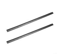 NbgrvB Striscia tergicristallo per alfabot T30/T36, Aidibo T70/T80, Meiling B61/XM7/XM7PRO - Testa di ricambio per mocio con migliore assorbimento d'acqua, plastica + gomma, colore nero