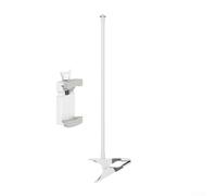 NbgrvB Supporto per fotocamera Tapo C200 C210 con morsetto in metallo | Collo d'oca flessibile da 40 cm, rotazione a 360 gradi, angolo di visione ottimale, anima in lega metallica, finitura bianca