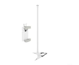 NbgrvB Supporto per fotocamera Tapo C200 C210 con morsetto in metallo | Collo d'oca flessibile da 40 cm, rotazione a 360 gradi, angolo di visione ottimale, anima in lega metallica, finitura bianca