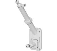 NbgrvB Supporto versatile per fotocamera Eufy per solocam S340 S220, supporto flessibile a soffitto con inclinazione a 360°, supporto antifurto nero (bianco)