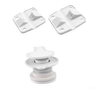 NbgrvB Tappo di scarico del dispositivo di raffreddamento in plastica ABS per Coleman 50-82Qt (2Drain+4Hinge)
