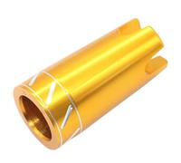 NbgrvB Tappo per giunto cardanico a forma di croce, per canna da pesca da barca, canna da pesca a traina, fai da te, diametro esterno 27 mm, struttura in metallo, compatibile con canne standard oro