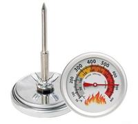 NbgrvB Termometro per barbecue in acciaio inox 304 con quadrante grande, indicatore della temperatura del forno 10 ° C-425 ° C (bianco)