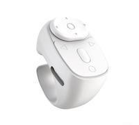 NbgrvB TikTok - Anello clicker automatico per controllo video corto, colore | Chip Bluetooth 5.3, portata 10 m, pausa di scorrimento come, compatto 35 mm, compatibile con TikTok Instagram