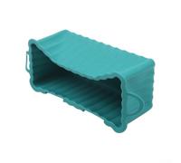 NbgrvB Tortiera rettangolare 17,6 x 8,9 cm per friggitrice ad aria (verde) | 100% silicone per uso alimentare, senza BPA, superficie antiaderente, adatto per friggitrice ad aria forno a microonde