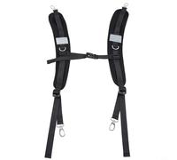 NbgrvB Tracolla regolabile in tessuto Oxford per spallacci ergonomici imbottiti e strisce di sicurezza riflettenti per escursionismo alpinismo borse da scuola per fotocamera