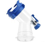 NbgrvB Tubo a gomito trasparente a 45 gradi per estensione delle acque reflue RV, in plastica a prova di perdite, raccordo di drenaggio delle acque reflue all'aperto