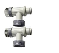 NbgrvB Valvola a stantuffo per piscina con tubo O-Ring e rondelle a gradino per pompa filtro per piscina Intex 10747 di ricambio per pompa grande