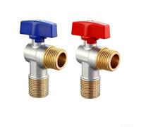 NbgrvB Valvola Angolare Ottone Massiccio 1/2" Doppio Pack