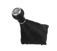NBHGFF pomello del cambio pallamano Per A4 S4 8K A5 8T Q5 8R Per S-Line 2007-2012 2013 2014 2015 6 Velocità Per Auto Manuale Pomello Del Cambio PU Ghetta Boot Cover(1)