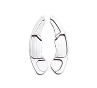 NBHGFF Volante Auto Shifter Paddle Per Ford Per Lincoln Per MKZ Per MKS 2013 2014 2015 2016 2017 2018 2019 Cambio Volante Paddle Shifter Estensione(Silver)