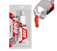 Nbhuiakl Sigillante rosso per guarnizioni ad alta temperatura, 85 g, sigillante siliconico ad alta temperatura per riparazione di macchine automobilistiche e moto