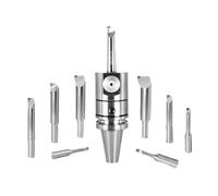 NBJ16 Testa di alesatura BT30 BT40 NT30 NT40 MT4 MT5 MT6 SK30 SK40 R8 C20 CAT40 BT50 NT50 Portautensili 8 pezzi Asta for utensile di alesatura(C20-NBJ16-8PCS)