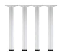 NBKJDSXL Set di 4 piedini regolabili in metallo per tavolo e gambe tonde per divano letto e gambe dell'armadio. Dimensioni: altezza 110 cm (altezza: 18 cm)