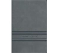 NBLA, Santa Biblia, Edición versificada, Tamaño bolsillo, Leathersoft, Gris, Palabras de Jesús en rojo, Comfort Print