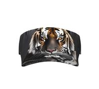 NBMghn Cappellino da baseball unisex con stampa galassia bianca e nera, ideale per attività all'aperto, viaggi e sport, Tigre a riposo, Taglia unica