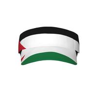 NBMghn Louisiana State Flag Print Adult Sunscreen Visor Cap - Cappello da baseball unisex, perfetto per attività all'aperto, viaggi e sport, Bandiera Dello Stato Di Palestina, Taglia unica