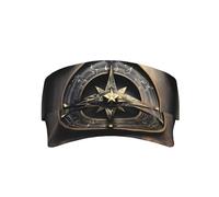 NBMghn Mysterious Cosmic Black Holes Print Adult Sunscreen Visor Cap - Cappello da baseball unisex, perfetto per attività all'aperto, viaggi e sport, Bussola di Rune Norse Design Magico, Taglia unica