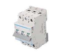 NBN316 Interruttore di sovracorrente 230/400VAC Nomina: 16A Poli: 3 DIN Carat...