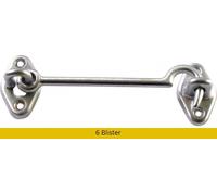 NBrand Gancio Fermafinestre Cromo Sat. mm 60 Blister 6 BLGHU065