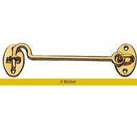 NBrand Gancio Fermafinestre Ottone mm 60 Blister 6 BLGHU1817