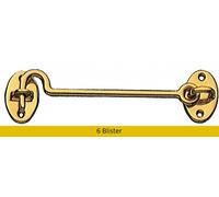 NBrand Gancio Fermafinestre Ottone mm 80 Blister 6 BLGHU1818