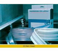 NBrand Guarnizione Per Lavelli Bianca Metri lineari 25 MP0545