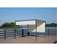 PERGOLA IN ACCIAIO ITACA C/TELO SCORREV 3X3 M YF-3850P