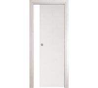 NBrand Porta Scorrevole 210x70 cm in MDF colore Frassino / Bianco - KA02I2SA001FRB