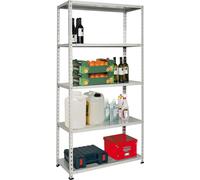 NBrand Scaffale in Acciaio 5 ripiani dimensioni 90x40x180 cm - GENIUS