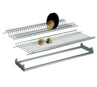 NBrand Scolapiatti da incasso con Gocciolatoio 86 cm profondità 30-36 cm K002S86