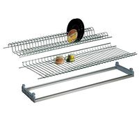 NBrand Scolapiatti da Incasso con Gocciolatoio da 86 cm profondità 30-36 cm