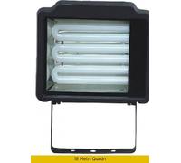 NBrand Set 18 Proiettori per Esterno 32 W Lampada da Giardino Neon Nero Energy