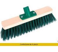 NBrand Spazzolone Garden Cm 40 Senza Manico Pezzi 6 SO338E/VERDE