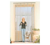 NBrand Zanzariera a Pannelli Verticali per Porta con contrappesi cm 140x250 Colore Grigio ZM00814025019