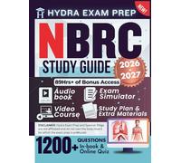 NBRC Study Guide 2026-2027: Expanded Edition Comprising Detailed Review for National Board for Respiratory Care Exam, 1200 Verified Questions and Answers and 89+ Hours of E-Learning Access to Pass