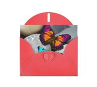 NBSKSDLK Biglietti di auguri colorati con farfalle e pietre, per tutte le occasioni, biglietti vuoti con buste, biglietti di auguri pop-up per compleanno, biglietti di ringraziamento personalizzati