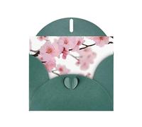 NBSKSDLK Biglietti di auguri con fiori di ciliegio giapponesi per tutte le occasioni, biglietti vuoti con buste, biglietti di compleanno pop-up, biglietti di ringraziamento personalizzati, 10 x 15 cm