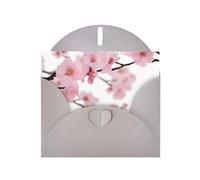 NBSKSDLK Biglietti di auguri con fiori di ciliegio giapponesi per tutte le occasioni, biglietti vuoti con buste, biglietti di compleanno pop-up, biglietti di ringraziamento personalizzati, 10 x 15 cm