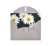 NBSKSDLK Biglietti di auguri con margherita con fiori e margherite per tutte le occasioni, biglietti vuoti con buste, biglietti di compleanno personalizzati, 10 x 15 cm