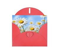 NBSKSDLK Biglietti di auguri con margherite primaverili, per tutte le occasioni, biglietti vuoti con buste, biglietto di compleanno pop-up cartoline di ringraziamento personalizzato, 10,2 x 15,2 cm