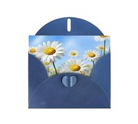 NBSKSDLK Biglietti di auguri con margherite primaverili, per tutte le occasioni, biglietti vuoti con buste, biglietto di compleanno pop-up cartoline di ringraziamento personalizzato, 10,2 x 15,2 cm