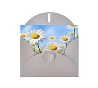 NBSKSDLK Biglietti di auguri con margherite primaverili, per tutte le occasioni, biglietti vuoti con buste, biglietto di compleanno pop-up cartoline di ringraziamento personalizzato, 10,2 x 15,2 cm