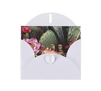NBSKSDLK Biglietti di auguri con rose e cactus per tutte le occasioni, biglietti vuoti con buste, biglietti di compleanno pop-up, biglietti di ringraziamento personalizzati, 10 x 15 cm