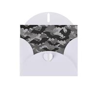 NBSKSDLK Biglietti di auguri grigi con pipistrelli di Halloween per tutte le occasioni, biglietti vuoti con buste, biglietto di compleanno pop-up cartoline di ringraziamento personalizzato, 10 x 15 cm